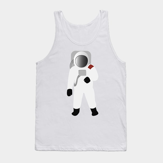 Astronaut Tank Top by timohouse